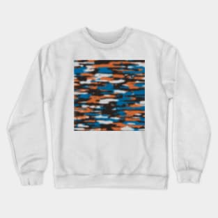 Chocolate Blue Silver Camouflage Crewneck Sweatshirt